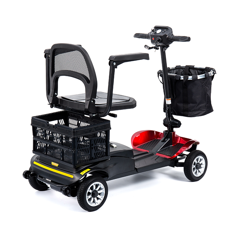 YL-02 360° 회전 시트를 갖춘 노인용 경량 4륜 이동 스쿠터