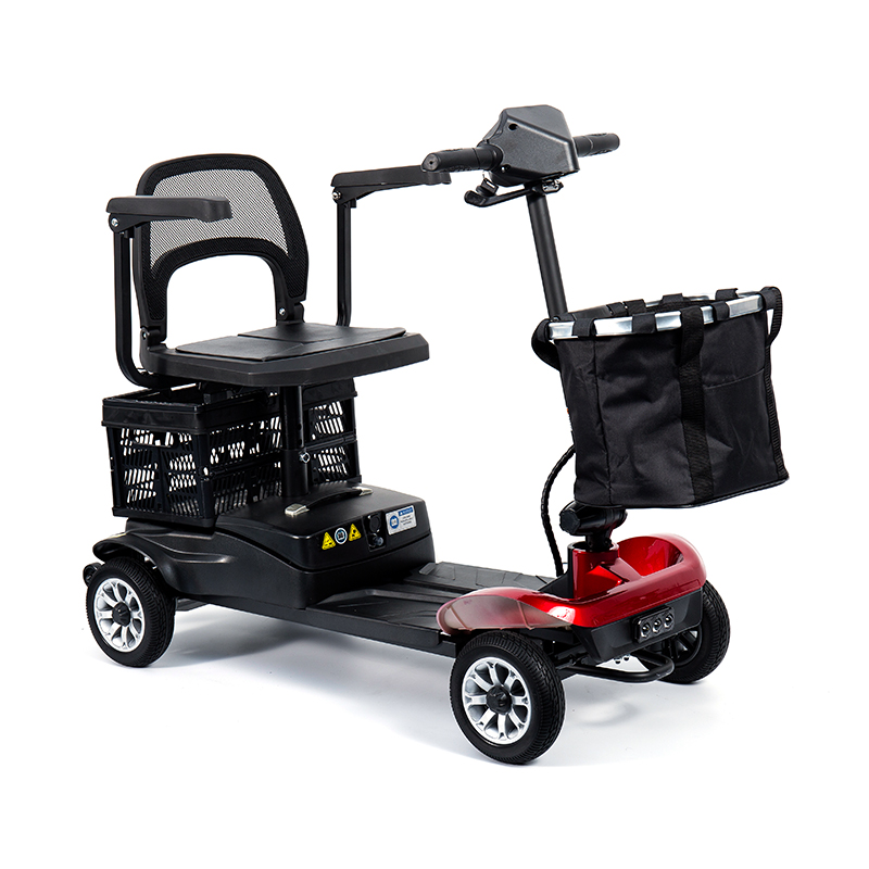 YL-02 360° 회전 시트를 갖춘 노인용 경량 4륜 이동 스쿠터