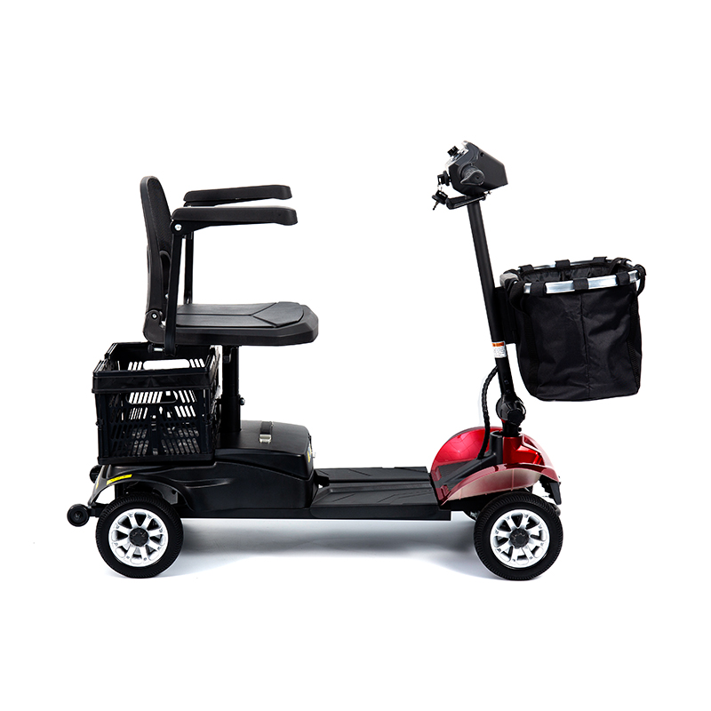 YL-02 360° 회전 시트를 갖춘 노인용 경량 4륜 이동 스쿠터